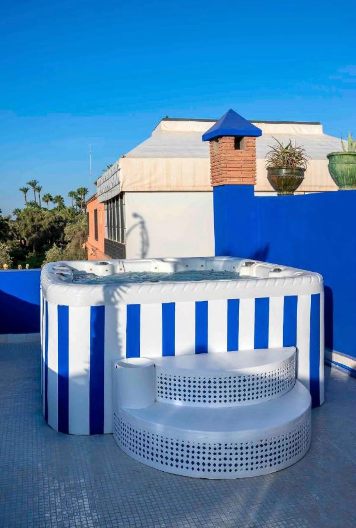 Jacuzzi sur le toit